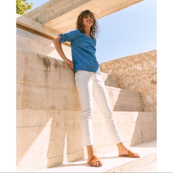 high rise slim crop boyjean